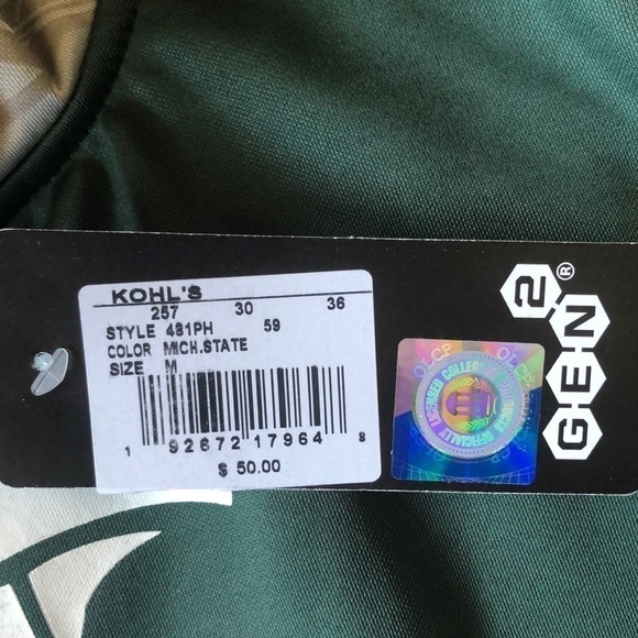 𝅺Official Michigan State pullover. NWT - Picture 3 of 3